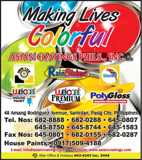 ASIAN COATINGS PHILS. INC. .